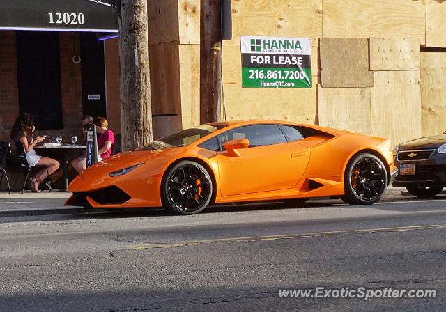 Lamborghini Huracan spotted in Little Italy CLE, Ohio