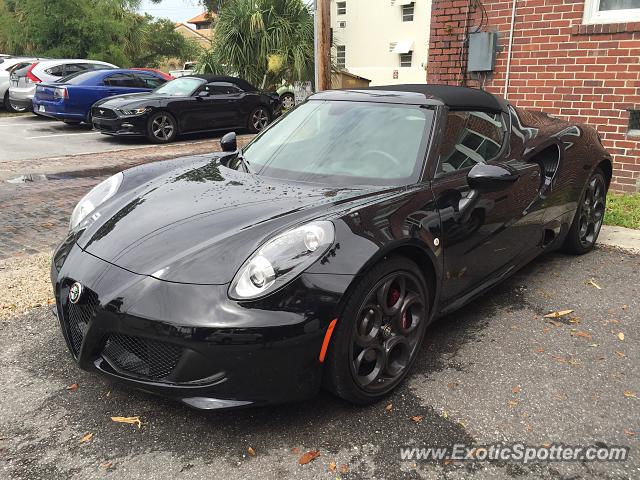 Alfa Romeo 4C spotted in Saint Petersburg, Florida