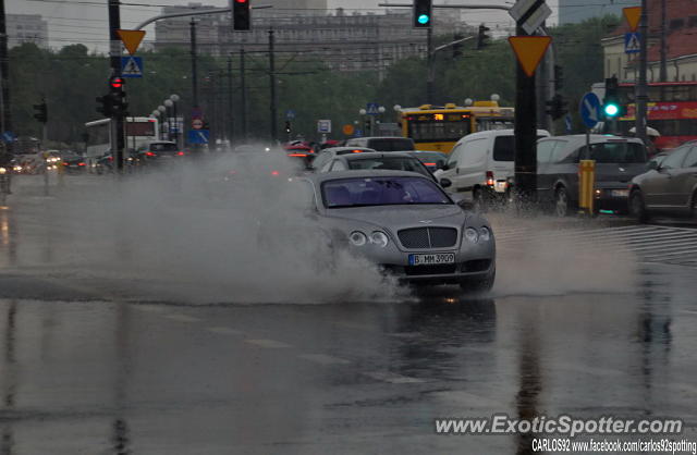 Bentley Continental spotted in Warsaw, Poland