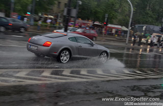 Bentley Continental spotted in Warsaw, Poland
