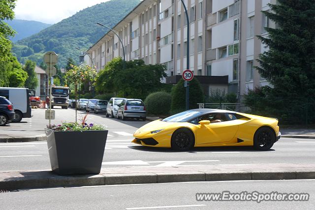 Lamborghini Huracan spotted in Annecy, France