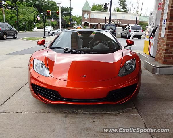 Mclaren MP4-12C spotted in Hudson, Ohio