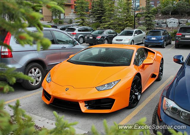 Lamborghini Huracan spotted in Canmore, Canada