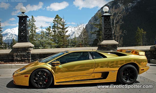 Lamborghini Diablo spotted in Banff, Canada