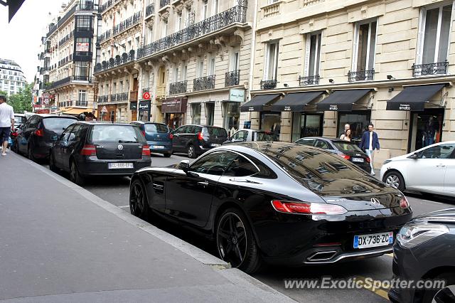 Mercedes AMG GT spotted in Paris, France