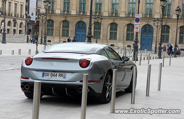 Ferrari California spotted in Paris, France