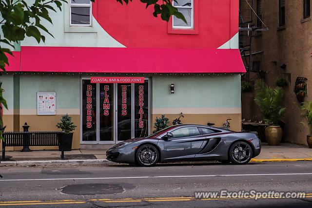 Mclaren MP4-12C spotted in Sea Bright, New Jersey