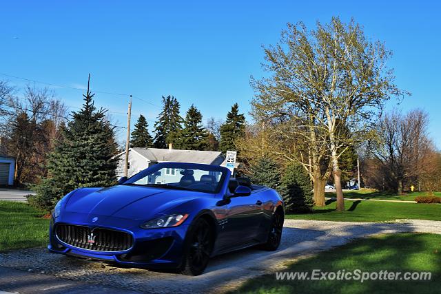 Maserati GranCabrio spotted in Downers Grove, Illinois