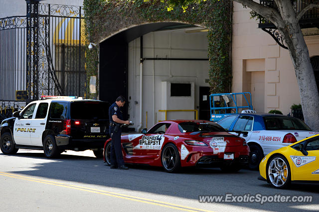 Mercedes SLS AMG spotted in Beverly Hills, California