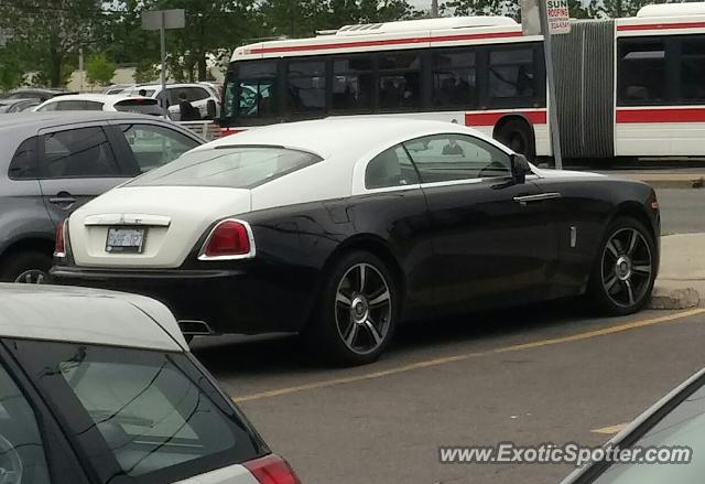 Rolls-Royce Wraith spotted in Toronto, Canada