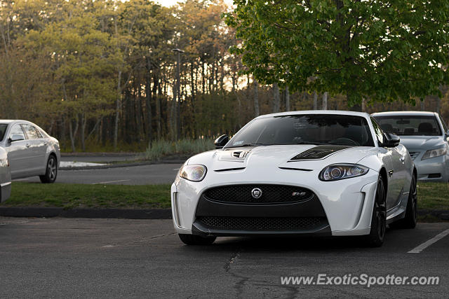 Jaguar XKR-S spotted in Cape Cod, Massachusetts