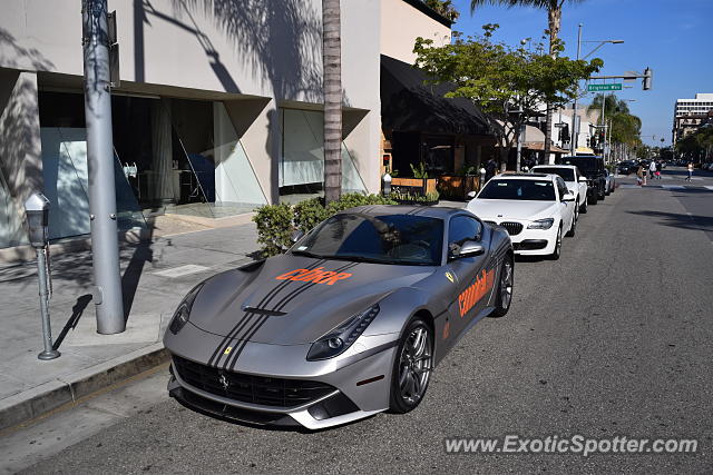 Ferrari F12 spotted in Beverly Hills, California