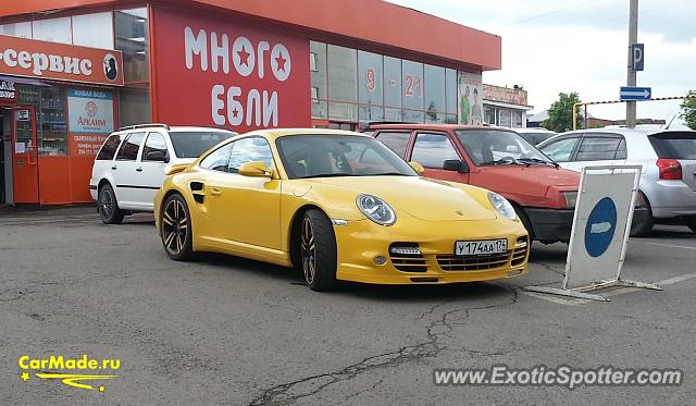 Porsche 911 Turbo spotted in Magnitogorsk, Russia