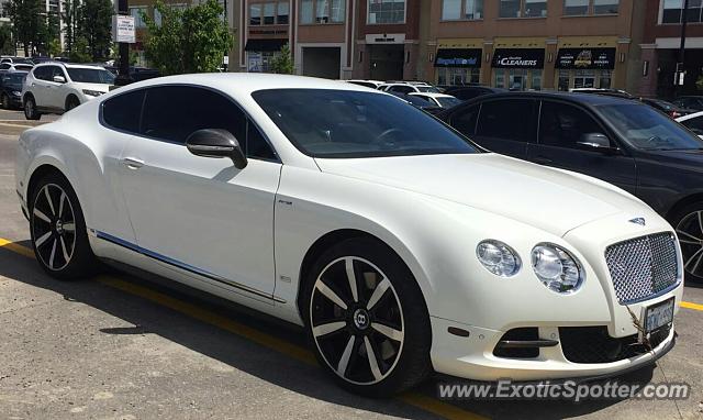 Bentley Continental spotted in Toronto, Canada
