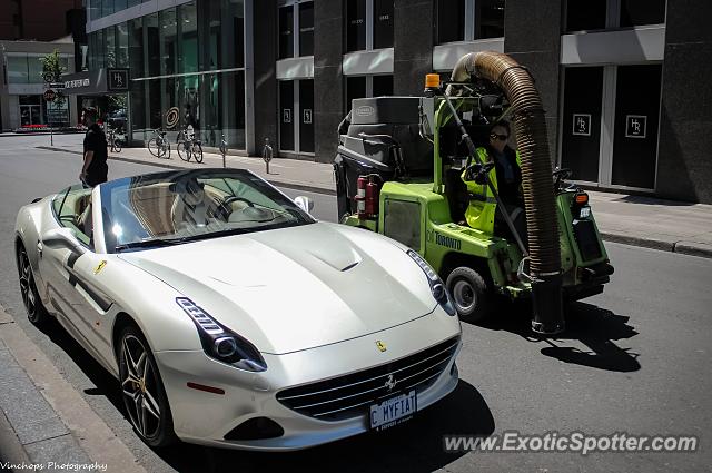 Ferrari California spotted in Toronto, Canada