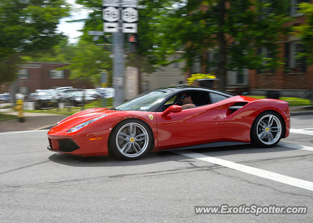 Ferrari 488 GTB spotted in Pittsford, New York