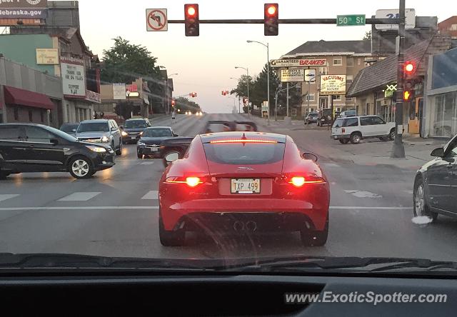 Jaguar F-Type spotted in Omaha, Nebraska