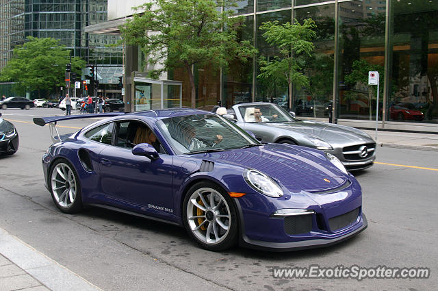 Porsche 911 GT3 spotted in Montreal, Canada
