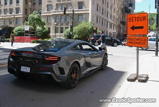 Mclaren 675LT spotted in Montreal, Canada