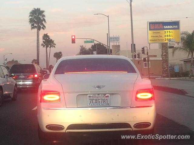 Bentley Flying Spur spotted in San Gabriel, California