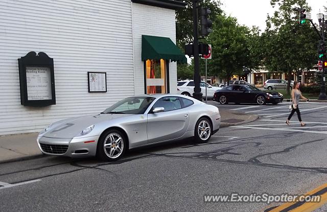 Ferrari 612 spotted in Chagrin Falls, Ohio