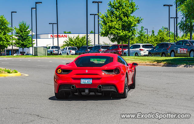 Ferrari 488 GTB spotted in Sterling, Virginia