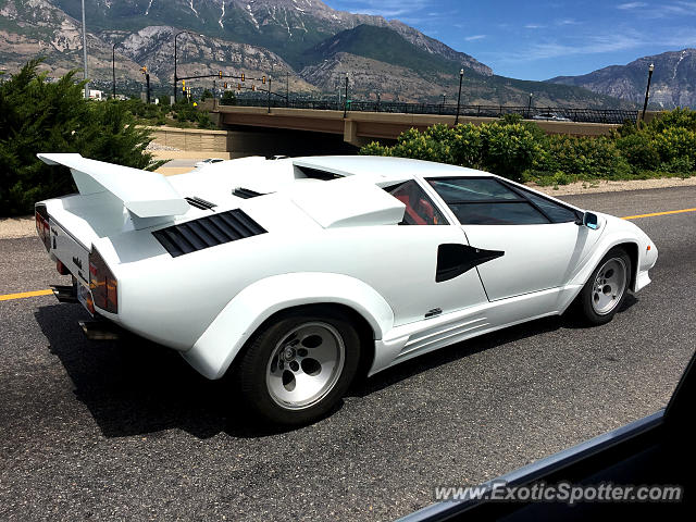 Lamborghini Countach spotted in Lindon, Utah