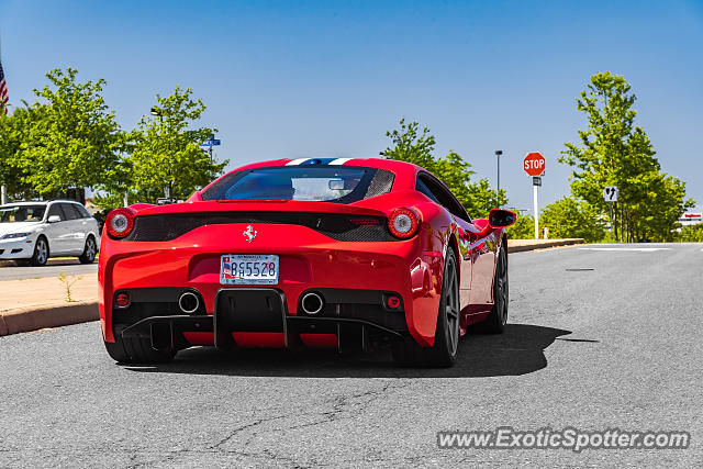 Ferrari 458 Italia spotted in Sterling, Virginia