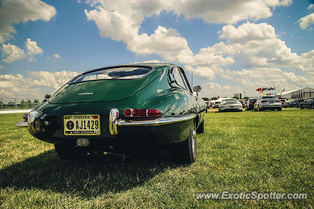 Jaguar E-Type spotted in Speedway, Indiana