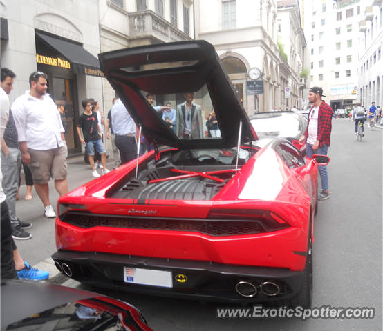 Lamborghini Huracan spotted in Milan, Italy