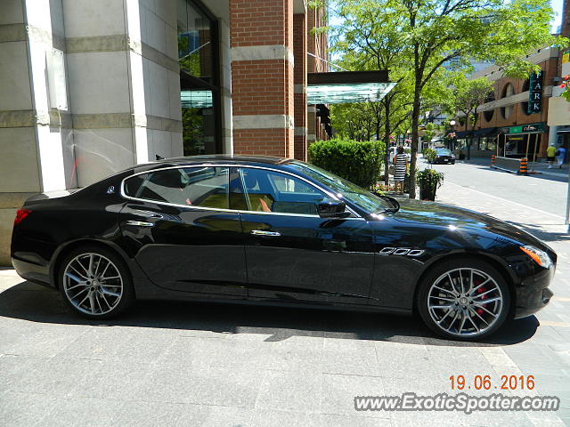 Maserati Quattroporte spotted in Toronto, Canada