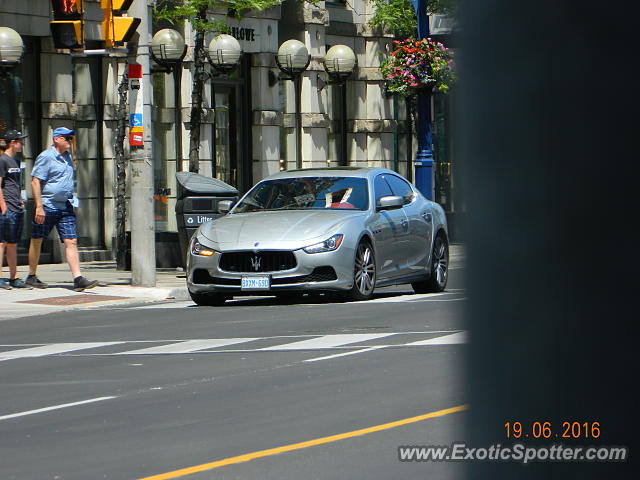 Maserati Ghibli spotted in Toronto, Canada