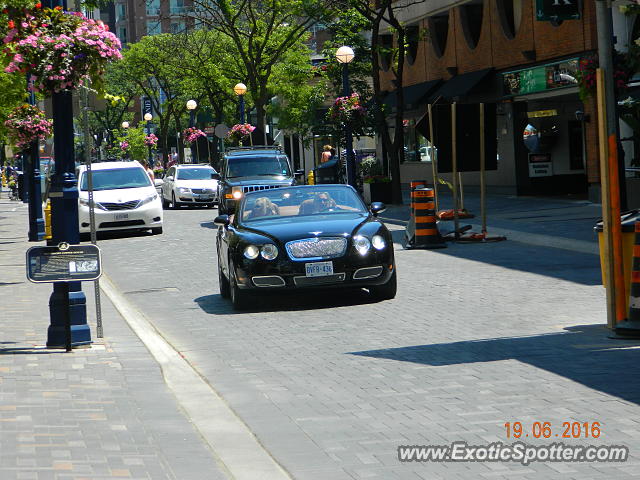 Bentley Continental spotted in Toronto, Canada