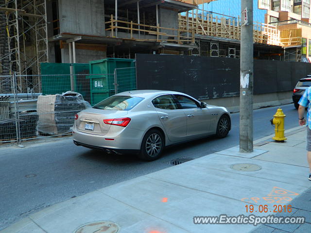 Maserati Ghibli spotted in Toronto, Canada