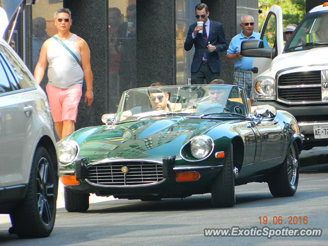 Jaguar E-Type spotted in Toronto, Canada