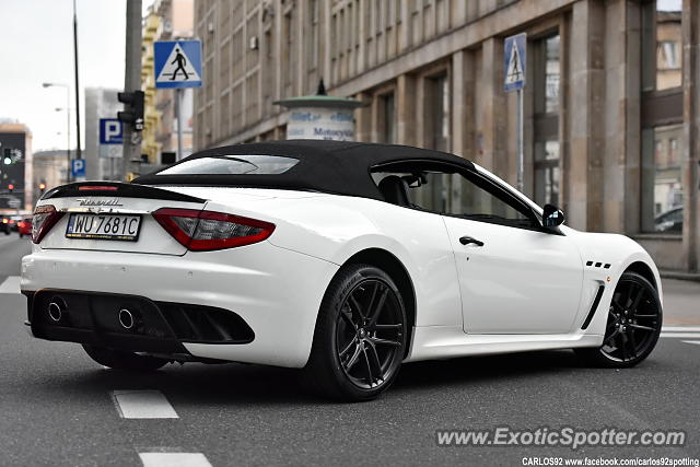 Maserati GranCabrio spotted in Warsaw, Poland