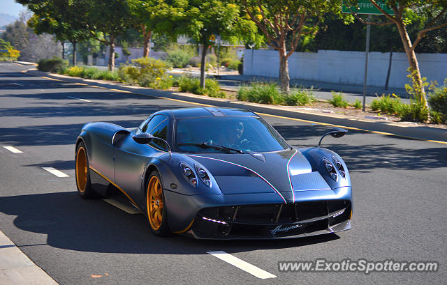 Pagani Huayra spotted in Rowland Heights, California