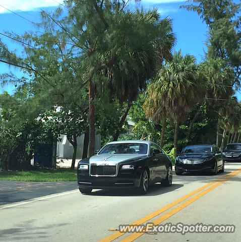 Rolls-Royce Wraith spotted in Gulf Stream, Florida