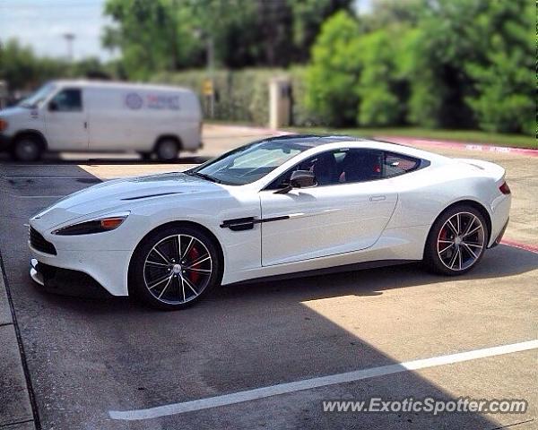 Aston Martin Vanquish spotted in The Woodlands, Texas