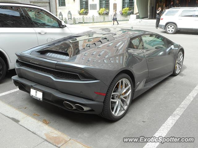 Lamborghini Huracan spotted in Old Québec, Canada