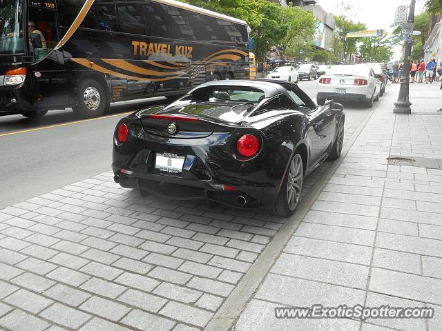 Alfa Romeo 4C spotted in Québec, Canada