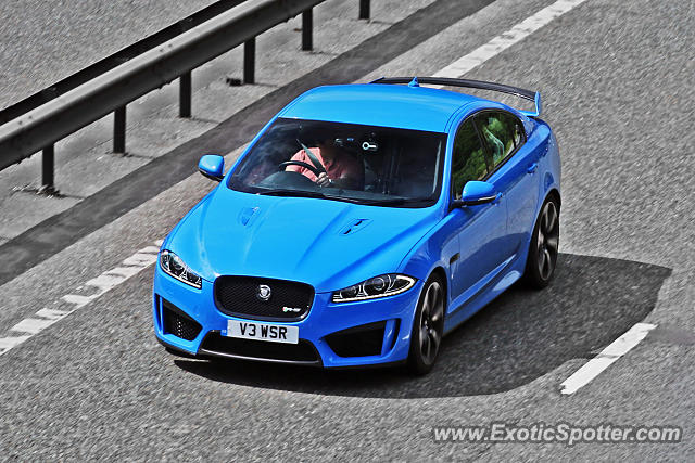 Jaguar XKR-S spotted in Bramham, United Kingdom