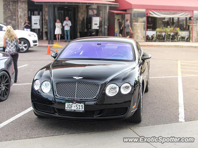Bentley Continental spotted in Cherry Creek, Colorado