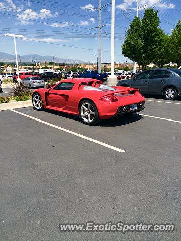 Porsche Carrera GT spotted in Draper, Utah
