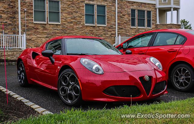 Alfa Romeo 4C spotted in Long Branch, New Jersey