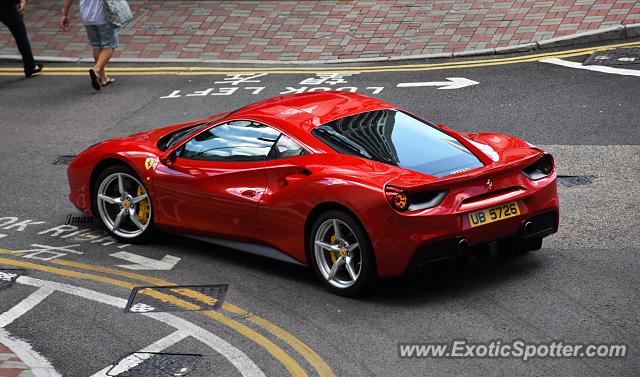Ferrari 488 GTB spotted in Hong Kong, China