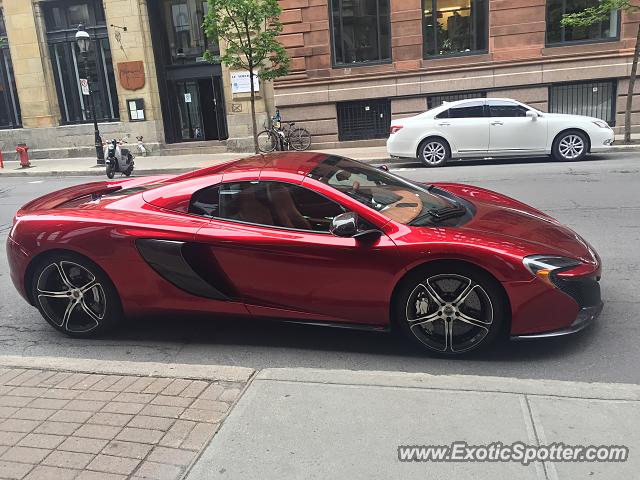 Mclaren 650S spotted in Montreal, Canada
