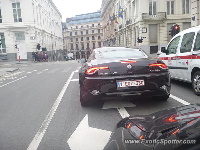 Fisker Karma spotted in Brussels, Belgium