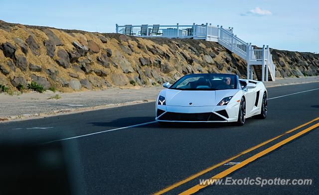 Lamborghini Gallardo spotted in Monmouth Beach, New Jersey