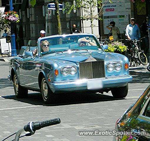 Rolls-Royce Corniche spotted in Toronto, Canada